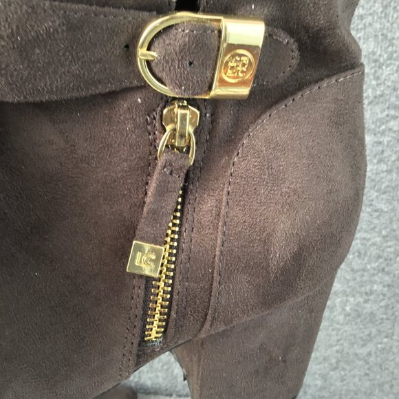 Liz Claiborne Cornelia Pointed Toe Ankle Boot Sz 10 M Chocolate Brown EUC - Picture 6 of 11